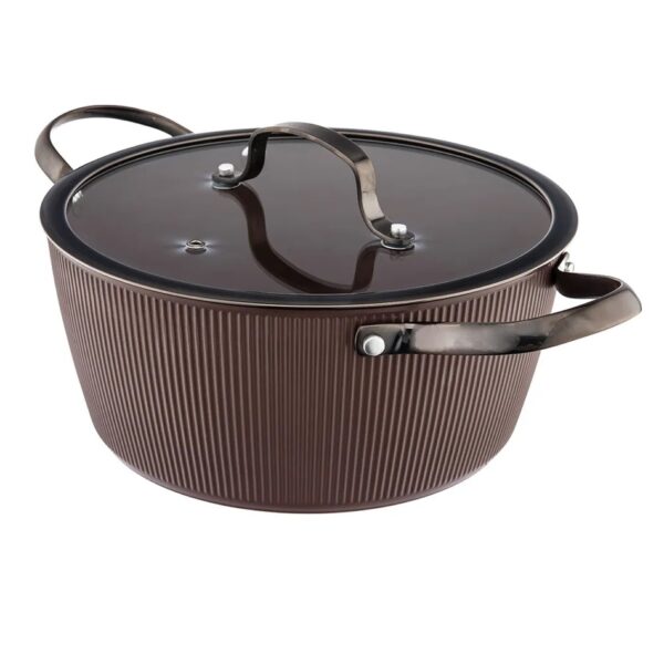 Valdinox lábas fedővel Csíkos 24 cm