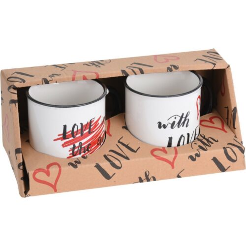 Valentine 2 db bögre