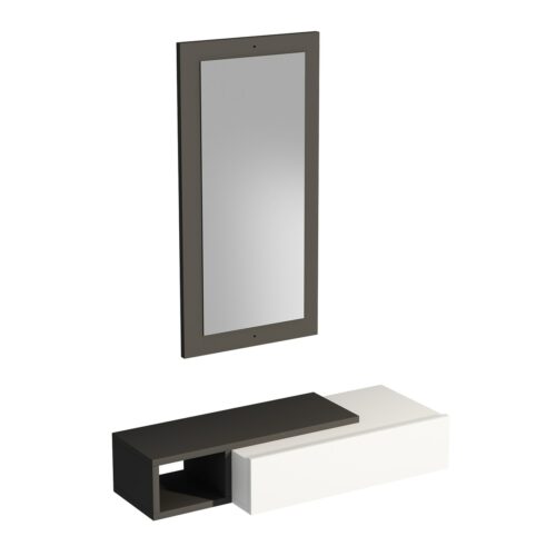 Vien Anthracite dekor polc