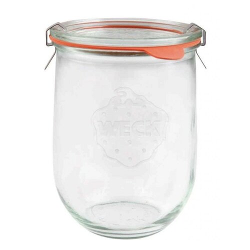 Weck 6 db-os Tulpe befőttesüveg 1062 ml tartozékokkal