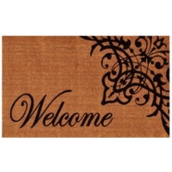 Welcome ornament lábtörlő
