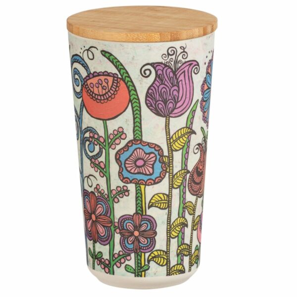 Wenko Flowers doboz bambusz fedéllel