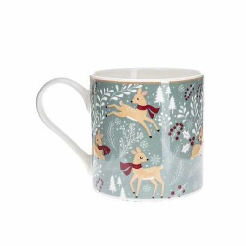 Winter Forest karácsonyi porcelán bögre