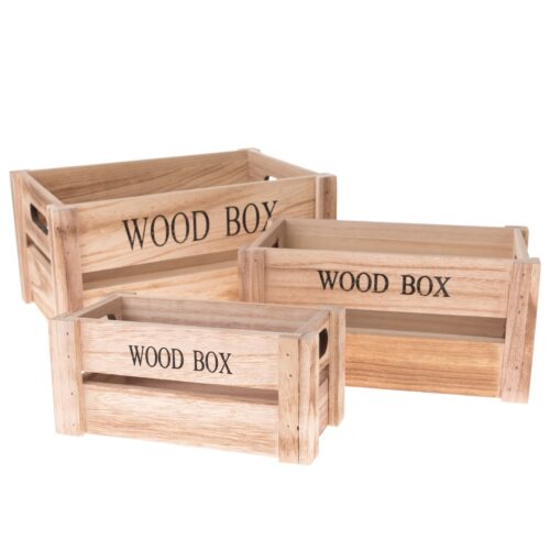 Wood Box fadoboz készlet