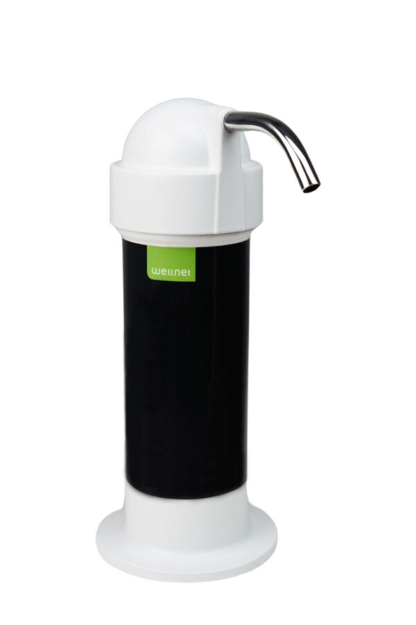 W25 CT Magnetic Basic Fekete csapra szerelhető aktív-szénszűrős, mágneses víztisztító, 7 500 liter kapacitású, 1-4 fős háztartásoknak