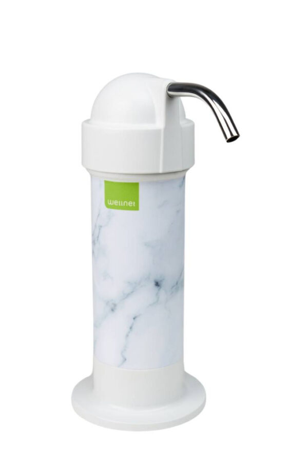 W25 CT Magnetic Basic Márvány csapra szerelhető aktív-szénszűrős, mágneses víztisztító, 7 500 liter kapacitású, 1-4 fős háztartásoknak