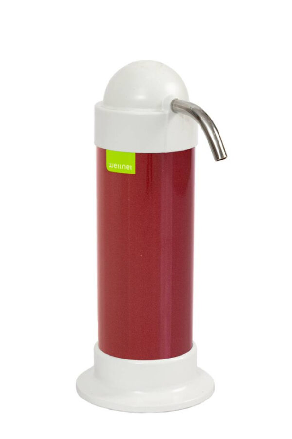 W25 CT Basic Bordó csapra szerelhető aktív-szénszűrős szépséghibás víztisztító, 7 500 liter kapacitású, 1-4 fős háztartásoknak