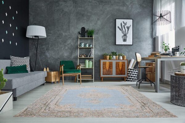 LEVANTE kék és bézs szőnyeg 240cm