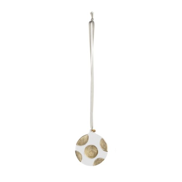 LEONARDO CANDELA porcelán karácsonyfadísz 8cm
