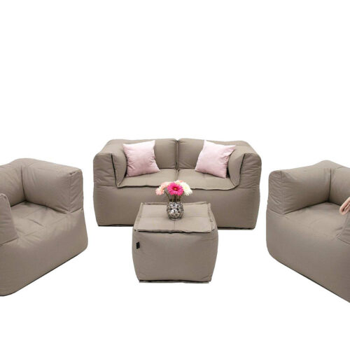 MODULTEX textil moduláris készlet 4 személyes (cappuccino)