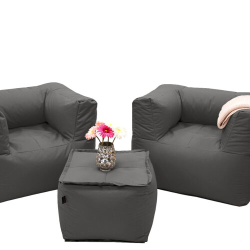 MODULTEX textil moduláris készlet 2 személyes (szürke-barna)