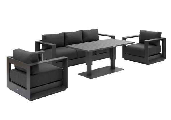 Alumínium készlet 5 személyes MADRID NEW (antracit) Alumínium készlet 5 személyes MADRID NEW (antracit)