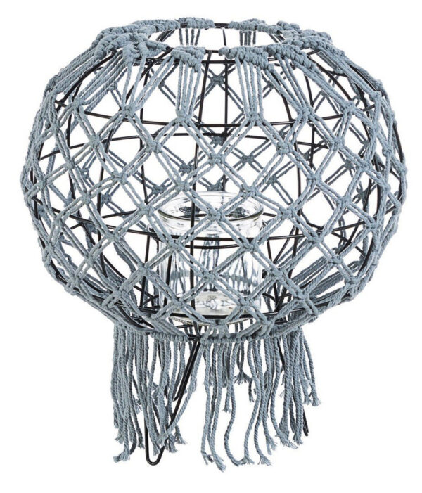 MACRAME szürke lámpás MACRAME szürke lámpás