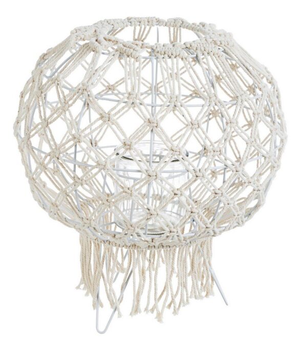 MACRAME fehér lámpás MACRAME fehér lámpás