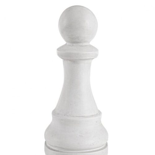 PAWN fehér üvegszál dísztárgy