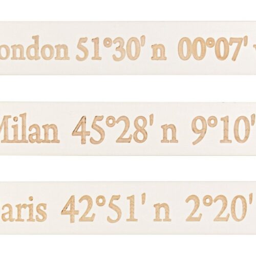 CARDINAL fehér fenyőfa fali dekoráció