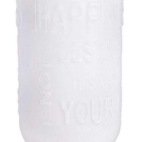 HOME szürke üveg váza