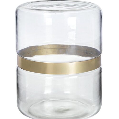 NAMIT átlátszó üveg dohányzóasztal