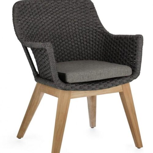 ALLISON II szürke kerti szék