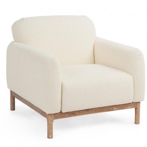 DETROIT Bézs Fa Fotel