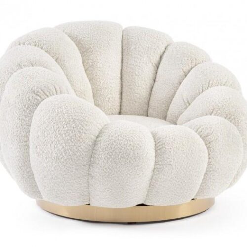 FLOREL BézsTextil Fotel