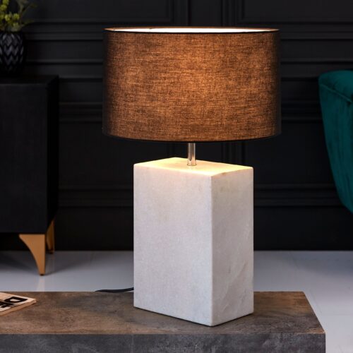 MARBLE fehér márvány asztali lámpa