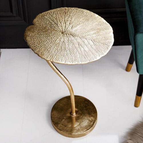 LEAF arany alumínium lerakóasztal