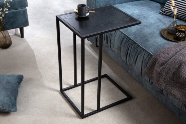 SLIM fekete fa lerakóasztal 45 cm SLIM fekete fa lerakóasztal 45 cm