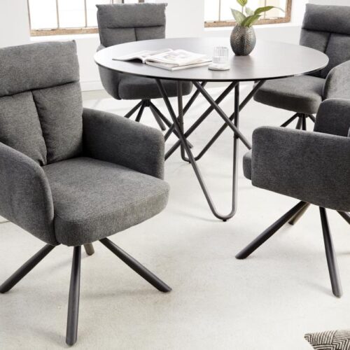 BIG GEORGE szürke szövet szék