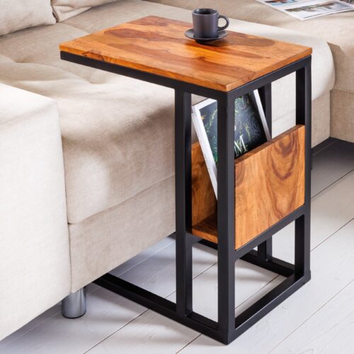 CONCIERGE barna rózsafa lerakóasztal