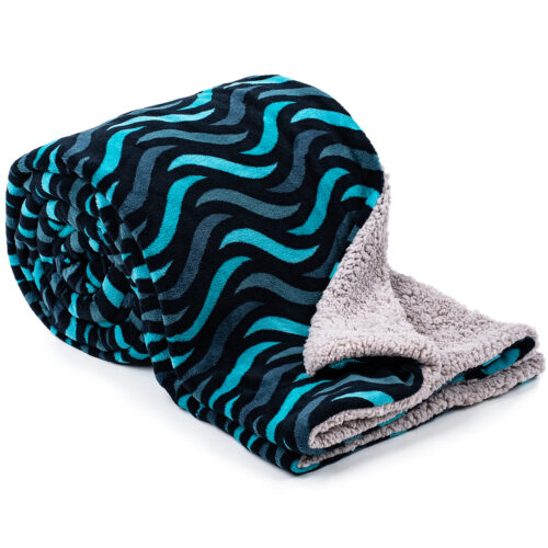 4Home Blue Wave gyapjú hatású pléd