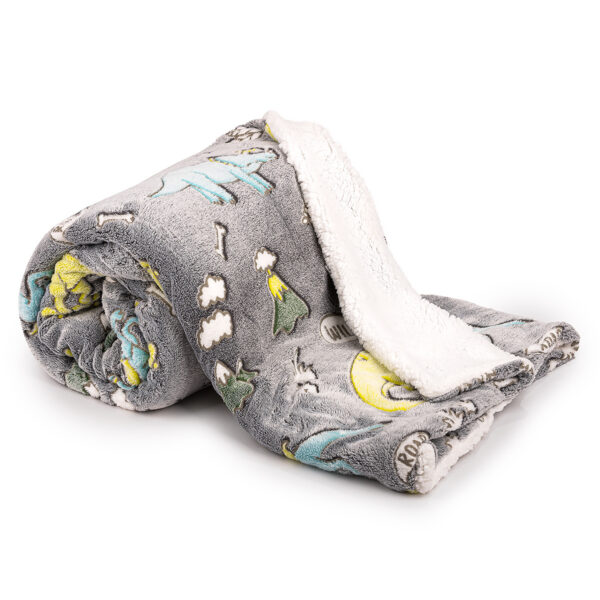 4Home Dino világító gyapjú hatású pléd 4Home Dino világító gyapjú hatású pléd