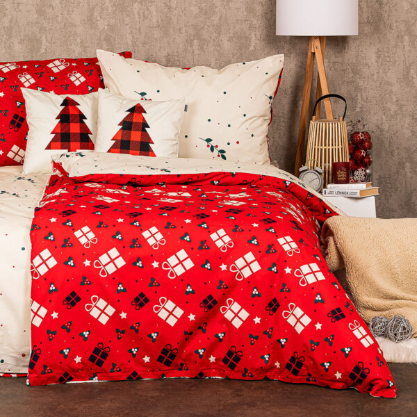 4Home karácsonyi pamut ágyneműhuzat Christmas joy