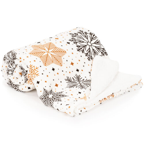 4Home Snowflake Glamour gyapjú hatású pléd