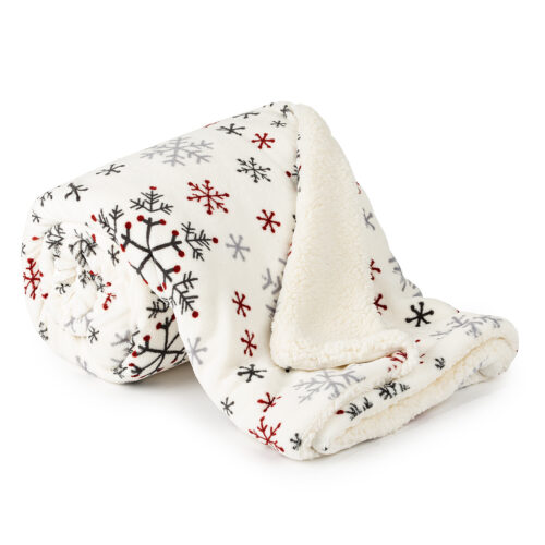 4Home Snowflakes gyapjú hatású pléd