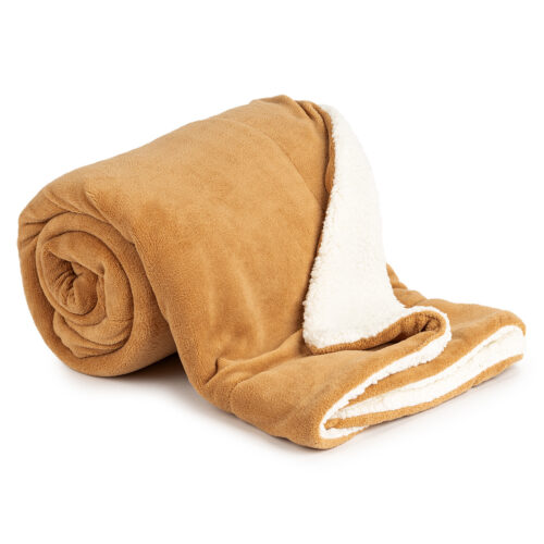 4Home gyapjú hatású pléd barna