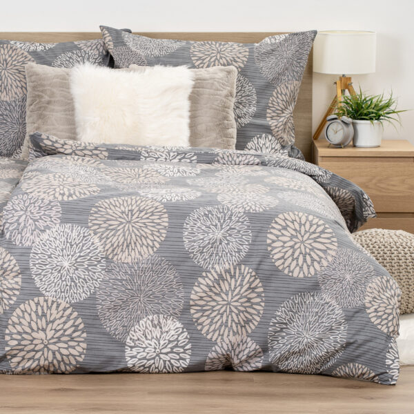 4Home pamut ágynemű Grey Petals