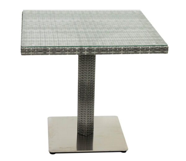 Kerti rattan asztal GINA 80x80 cm (szürke) Kerti rattan asztal GINA 80x80 cm (szürke)