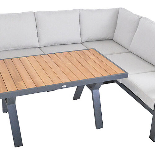 WATFORD alumínium sarokgarnitúra 6 személyes