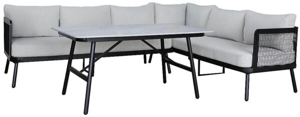 Alumínium sarokgarnitúra 6 személyes HERMES Alumínium sarokgarnitúra 6 személyes HERMES