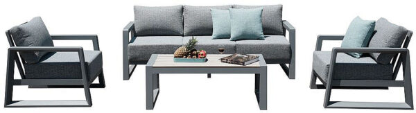 Luxus alumínium szett FLORIDA 5 személyes Luxus alumínium szett FLORIDA 5 személyes