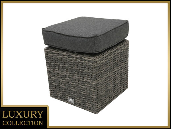 Rattan puff párna 40 x 40 cm BORNEO LUXURY (szürke) Rattan puff párna 40 x 40 cm BORNEO LUXURY (szürke)