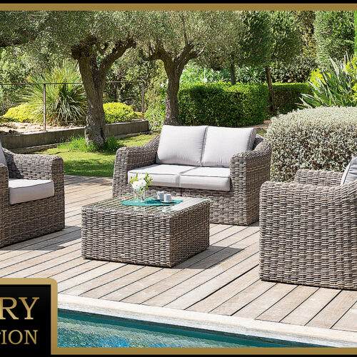 Rattan moduláris készlet BORNEO LUXURY 4 fő részére (barna) Rattan moduláris készlet BORNEO LUXURY 4 fő részére (barna)