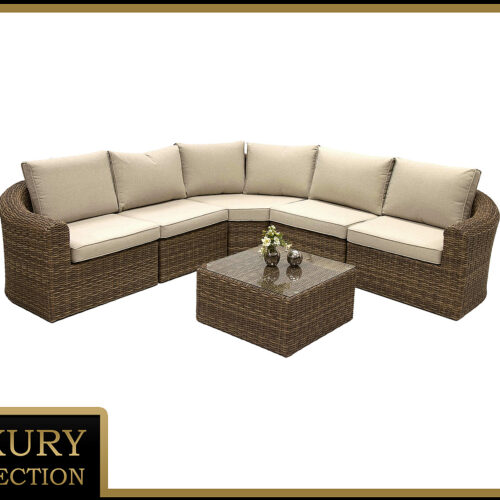 Rattan modul szöglet BORNEO LUXURY (barna) Rattan modul szöglet BORNEO LUXURY (barna)