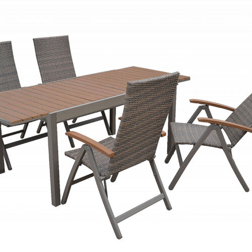 Kerti rattan meghatározott CALVIN III. 1+4