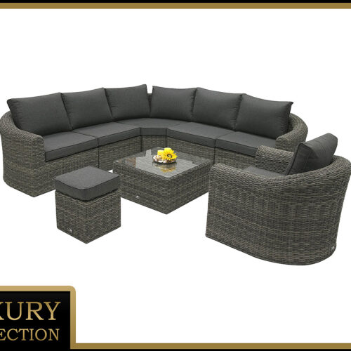 Rattan moduláris szett BORNEO LUXURY 7 személyes (szürke) Rattan moduláris szett BORNEO LUXURY 7 személyes (szürke)