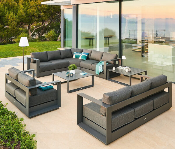 Alumínium készlet 10 személyes MADRID (antracit) Alumínium készlet 10 személyes MADRID (antracit)