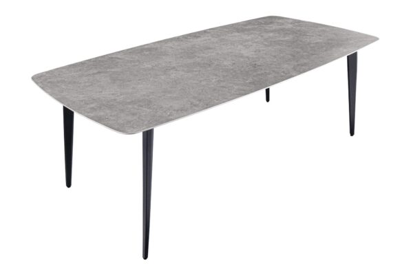 MILANO szürke kerámia étkezőasztal 160cm