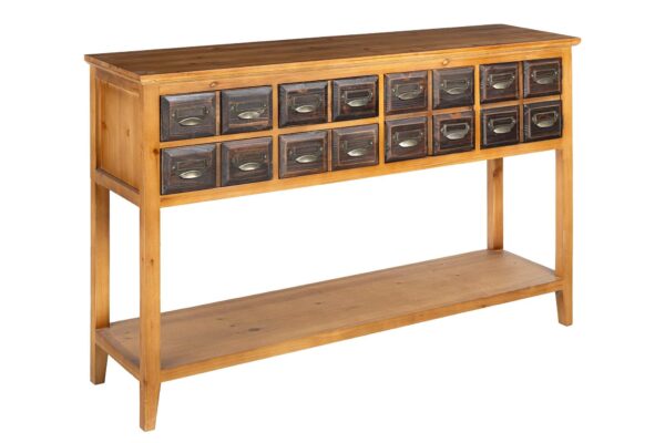 HERITAGE fenyőfa konzolasztal 125cm