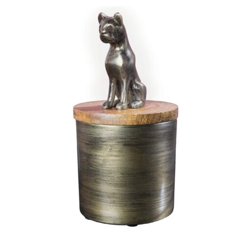 PANTHER arany vas mangófa szobor